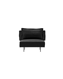 Open Lounge Chair - Coal